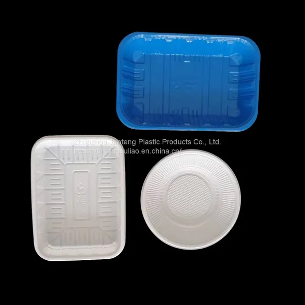 Customize Disposable pp Tray Bendejas White Clear Food Container photo-3