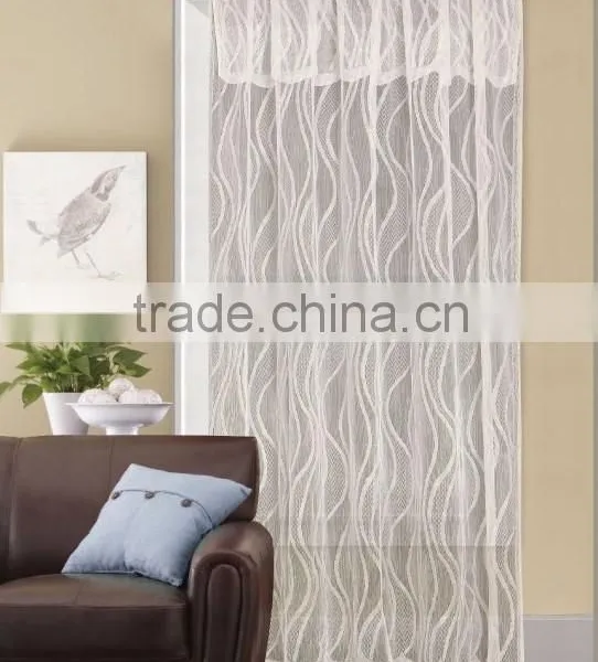 Lace German Curtains With Rope Tassel Tiebacks And Valance Quality Choice photo-2