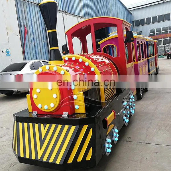China Manufacturer Amusement Budworm Train Funny Park Battery Trackless Train For Sale photo-5