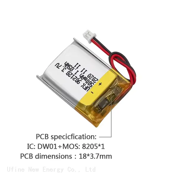 Wholesale High Quality Lithium Battery UFX 902128 500mAh 3.7V Polymer Li-ion Battery For Electric Toy photo-4