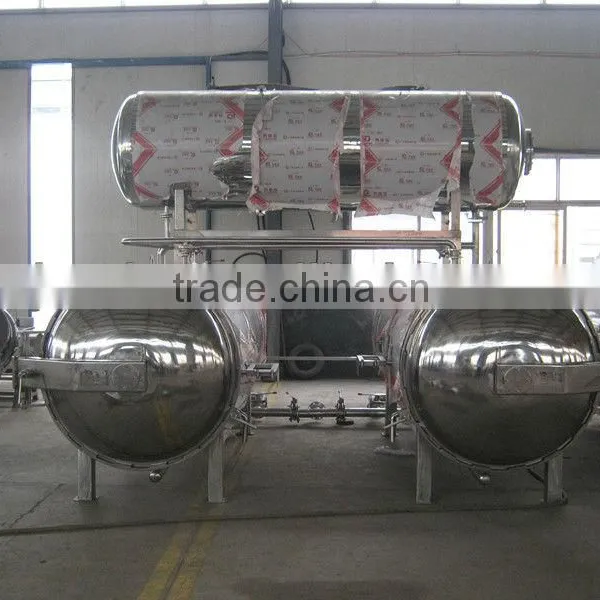 2+1 Stainless Steel Full-automatic Hot Water Circulating Immersion Food Sterilizer Machine photo-2