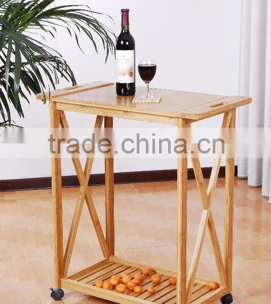 Bamboo Kitchen Trolley