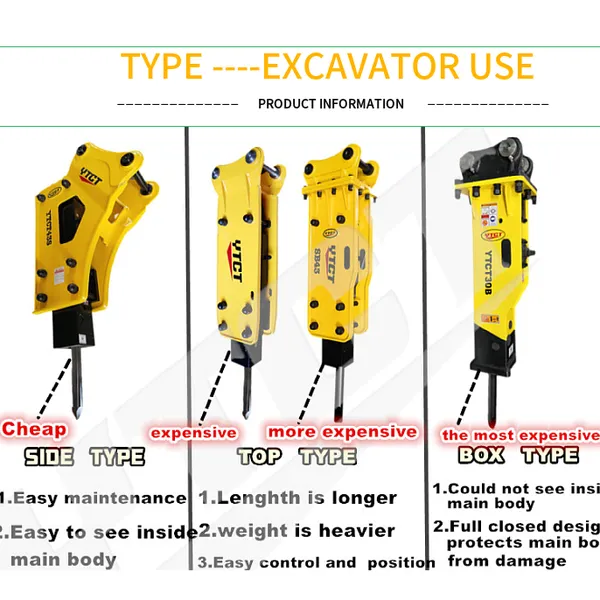 Hitachi Rock Breaker Soosan Breaker Korea Krupp Hydraulic Breaker photo-4