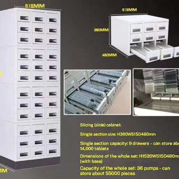 Pre-Assembled 18-Drawer Slide Cabinet for Pathology Labs — OEM Available, Ships Fully Built Worldwide photo-3