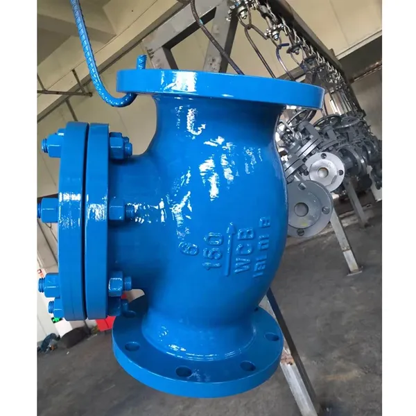ANSI Check Valve H44H/H44W-150LB DN300 WCB Cast Steel Ductile Iron Stainless Steel Swing Flange Check Valve photo-6
