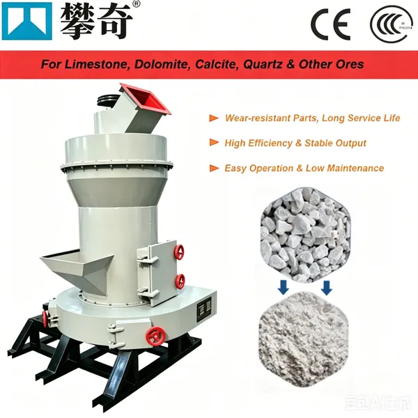 Factory Supply 3R1510 Small Raymond Mill High Efficiency Mining Grinding Equipment
