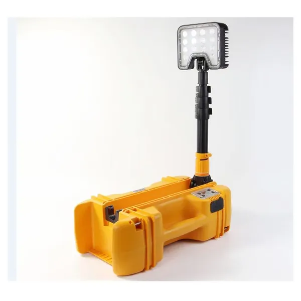 Lightweight Hand Push Telescopic Work Light With Gasoline Generator photo-2