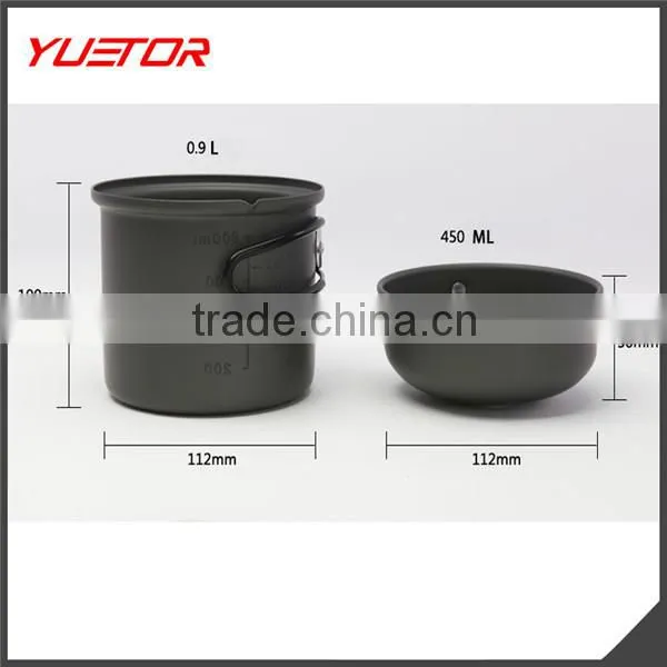 Lightweight Outdoor Camping Hiking Cookware Backpacking Cooking Picnic Bowl Pot Pan Set Quality Choice photo-4