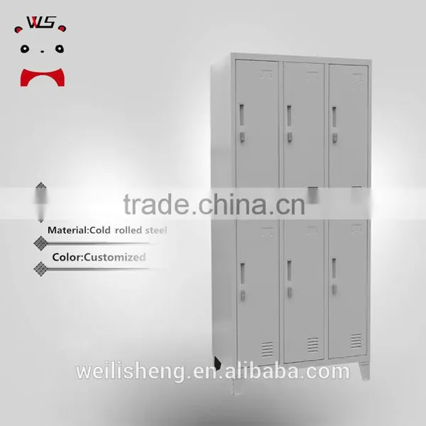 WLS Unique Design Colorful Storage Cabinet 6 Door Metal Locker With Good Price photo-6