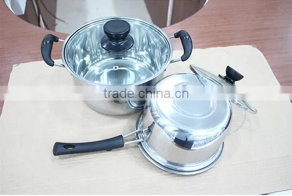 Cookware Set 2016 Cooking Pot Stainless Steel Soup Pot With Handles photo-6