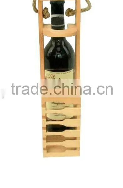 Single Bottle Wooden Wine Box