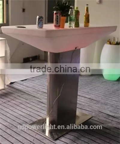 PE Plastic Big Bar Table With LED Light and Remote 120110B photo-5