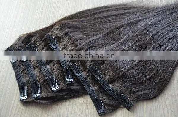 Remy Hair Wholesale Price Human Hair Clip in Grade 5a 6a 7a 8a Pure Indian Remy Virgin Human Hair Weft photo-3