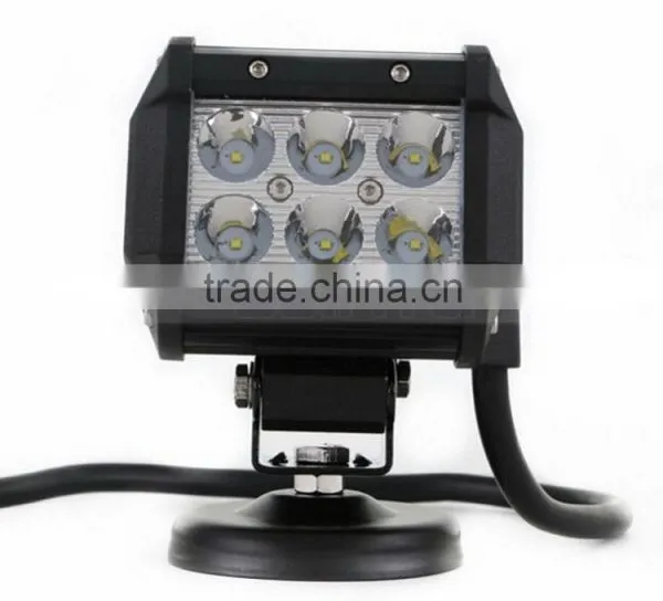 DC10-30V 6 LED 6000K Color Temperature 18W Offroad Light Bars photo-3