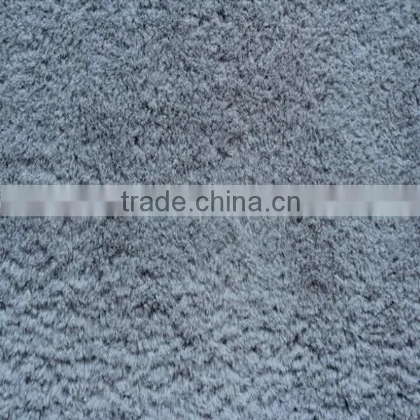 Grey Rabbit Plush Fabric for Coats photo-4