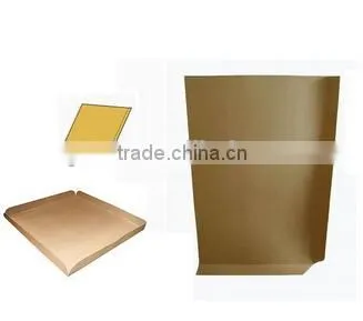 Compact Brown Kraft Paper Pallet Slip Sheet for Push Pull Attachment