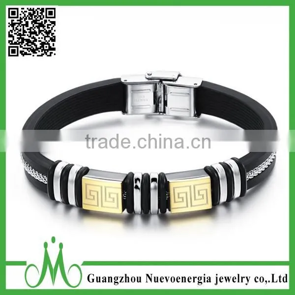 Top Quality Charms Fitness Bracelet Silicone Material Quality Choice