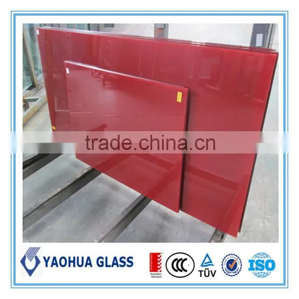 8mm Red Dot Silk Screen Printed Glass photo-2