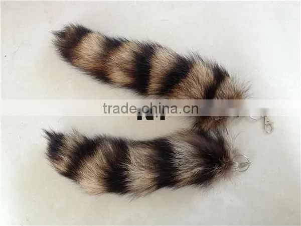 2014 Hot Selling 100% Genuine Raccoon Tail Fur photo-5
