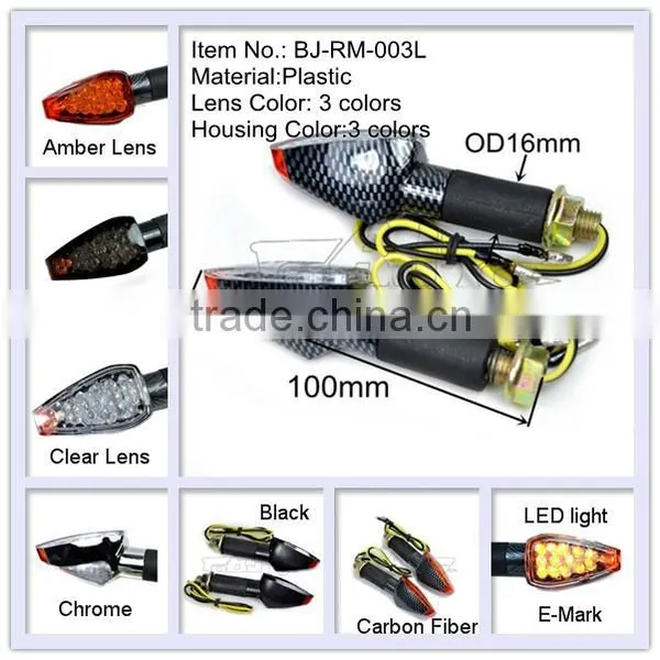 Universal Emarked Abs Housing 12V Motorcycle Led Turn Signal photo-3