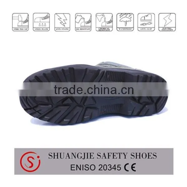 Suede Leather Industrial Safety Work Boot Wearable Rubber China Manufacturer Safety Shoe 9288 photo-3