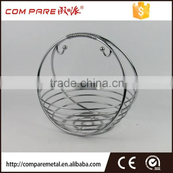 Chrome Wire Fruit Hanging Basket photo-3