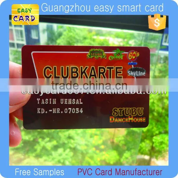 Thick Plastic PVC Business Cards/ Thick Cardboard Business Cards