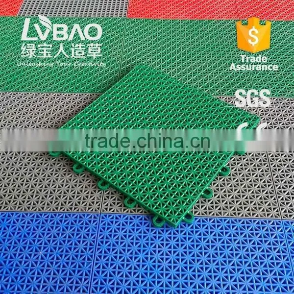 LVBAO PP Material Outdoor Interlockingl Suspended Sports Flooring