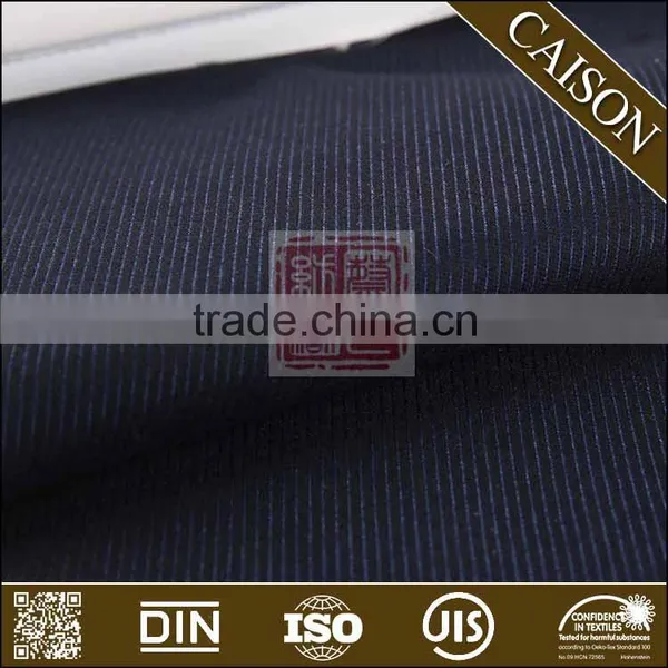 Most Popular Useful Wrinkleproof Dark Blue Twill Suiting Fabric photo-2