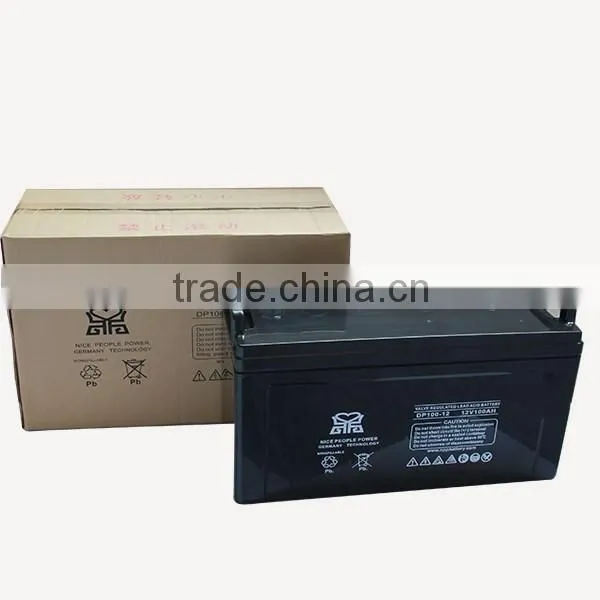 12V100AH Vrla Battery for the Solar DC Fan With With Rich Professional Experience photo-5