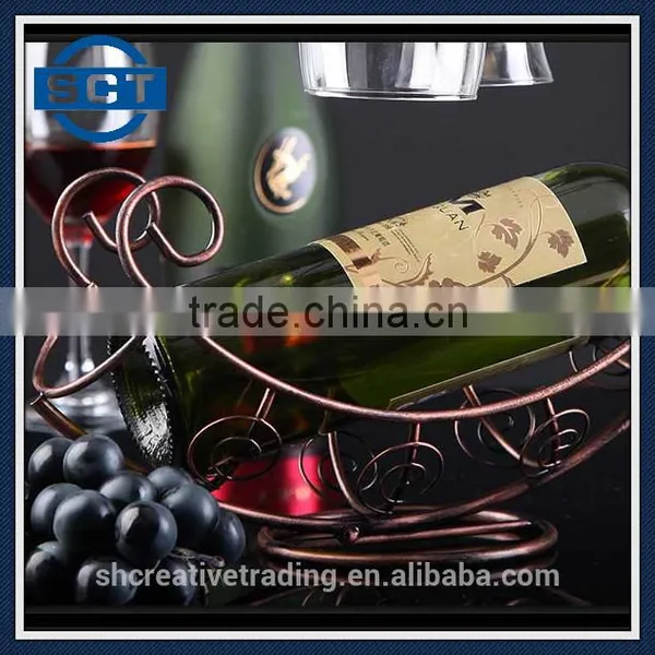 European Style Single Bottle Holder Pirate Ship Wine Rack photo-2