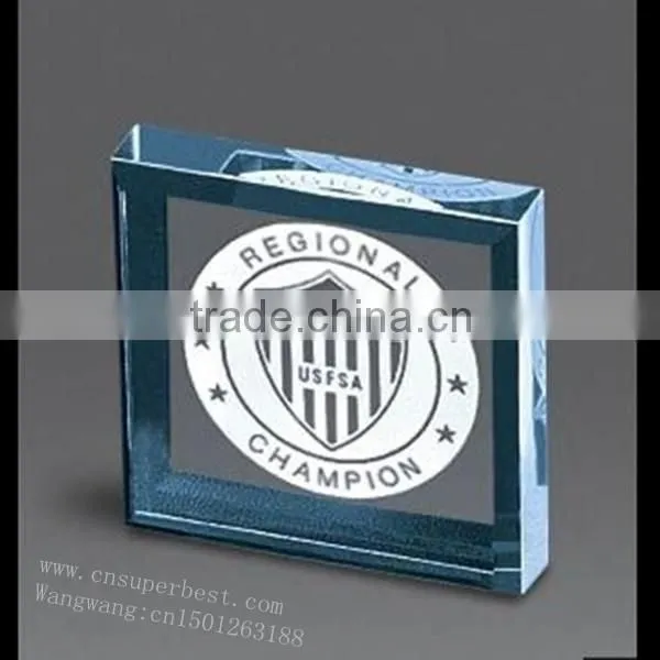 Customized Logo Acrylic Square Paper Weight photo-2