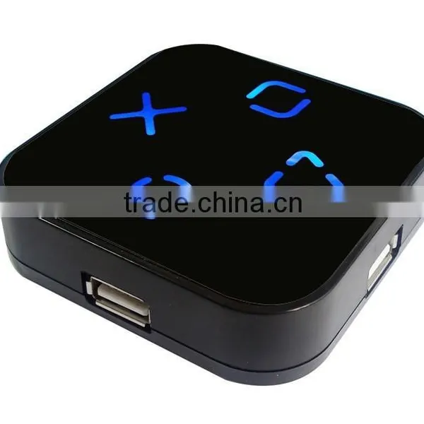 High Speed Mirror Hub USB 2.0 With LED Logo as Promotional Gift photo-2
