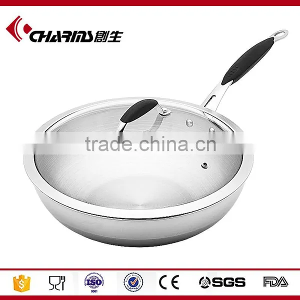 Charms Stainless Steel Induction Cooker Electric Big Wok