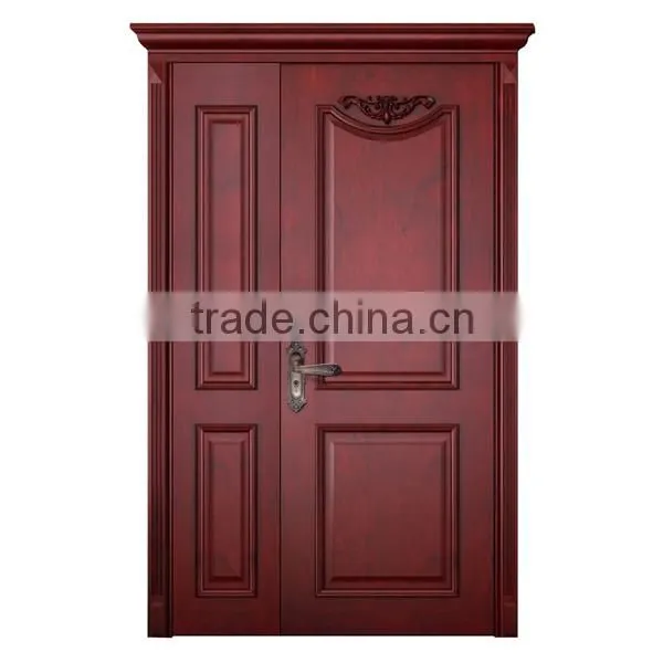 2014 New Design Nature Modern Solid Teak Wood Main Door Designs