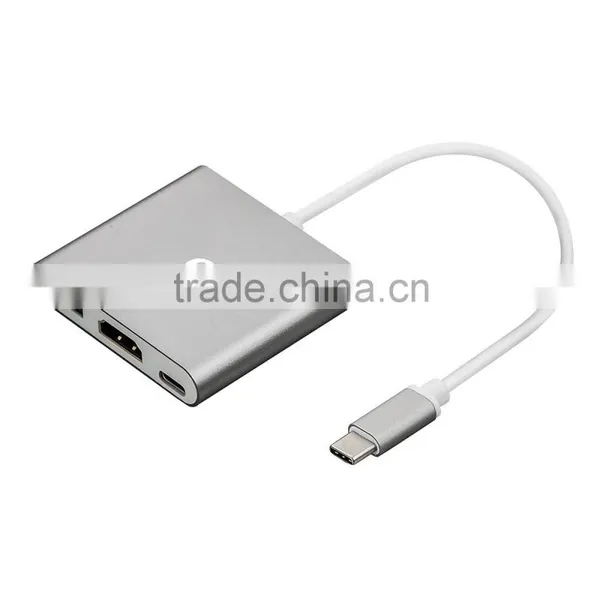 Adson Hub Usb 3.0 Hdmi2.0 Adapter 3-in-1 With Charging Port photo-2