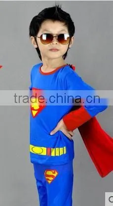 The 2015 Boys in the Summer Wear Suits New Children Children Cartoon Short Sleeved Spider Man Two Piece photo-5