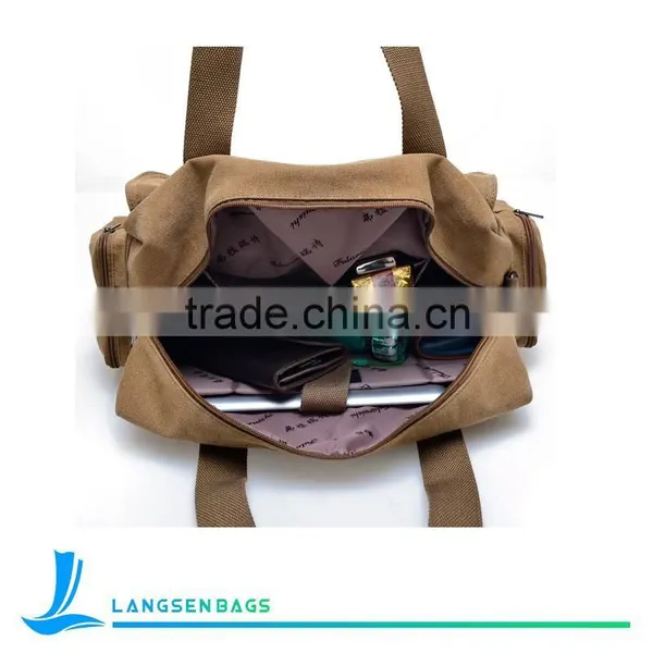 Hot Selling Fashion Canvas Shoulder Bag Luggage Bags photo-5