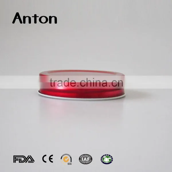 Wholesale Red Metal Tinplate Caps for Glass Jar photo-3