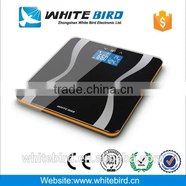LCD 150kg ITO Glass Body Fat Analyzer Weighing Scale photo-2