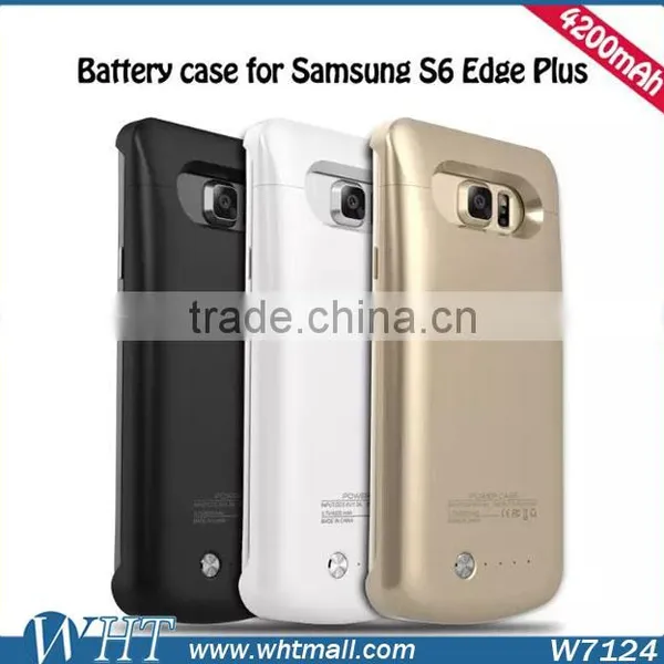 2016 New Products 4200mAh Rechargeable Battery Case for Samsung Galaxy S6 Edge Plus photo-5
