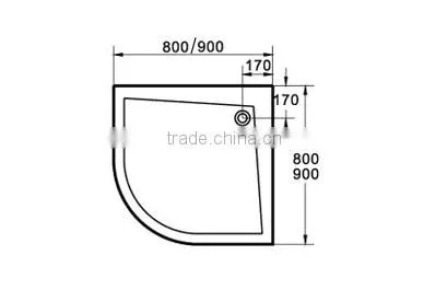 CUPC Bath Appliance,tile Flange,deep Shower Tray photo-4