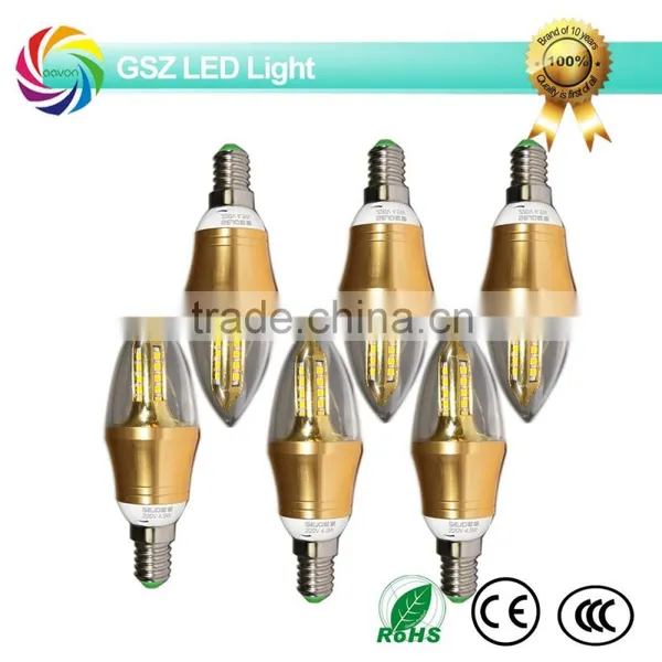 GSZ 5W 360 Degree High Quality Led Candle Light Bulb With CE ROHS photo-4
