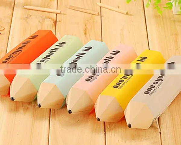 Fashion Design Silicone Pencil Shape Pencil Case photo-3