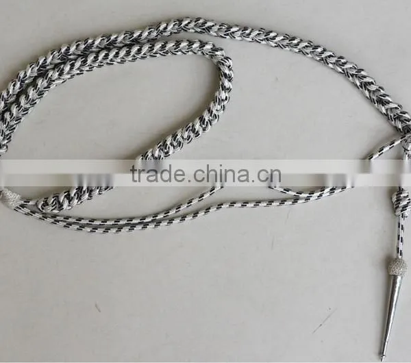 Metallic Yarn Silver Military Uniform Braid photo-2