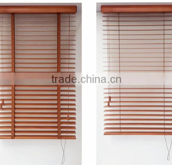 China Supplier Cheap Red Cedar Wood Blinds Online photo-2