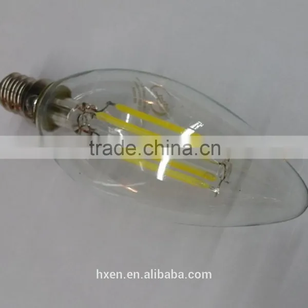 Clear Frosted Led Filament Bulb Dimmable C35 E12 4w Led Candle Bulb photo-3