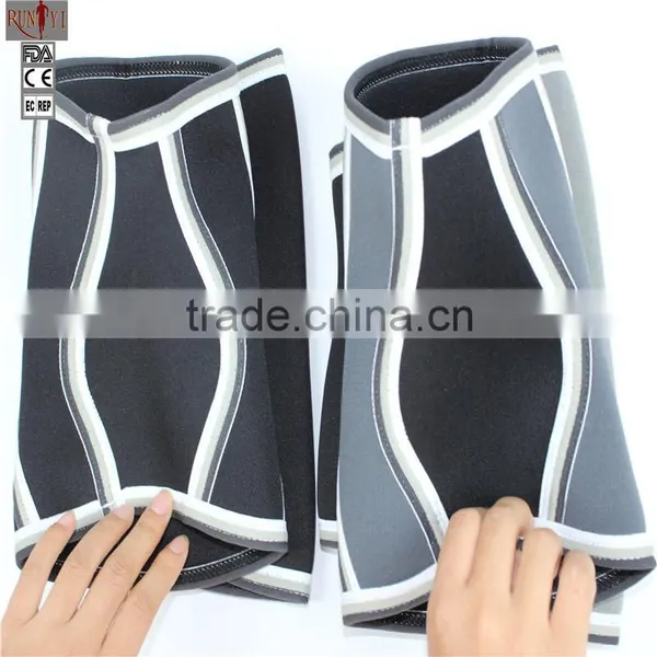 5mm Custom Powerlifting Crossfit Knee Sleeve Neoprene photo-2
