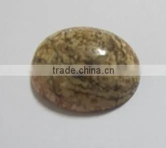 Desert Jasper Picture Jasper Oval Cabs-loose Gemstone and Semi Precious Stone Cabochon Beads for Jewelry Components