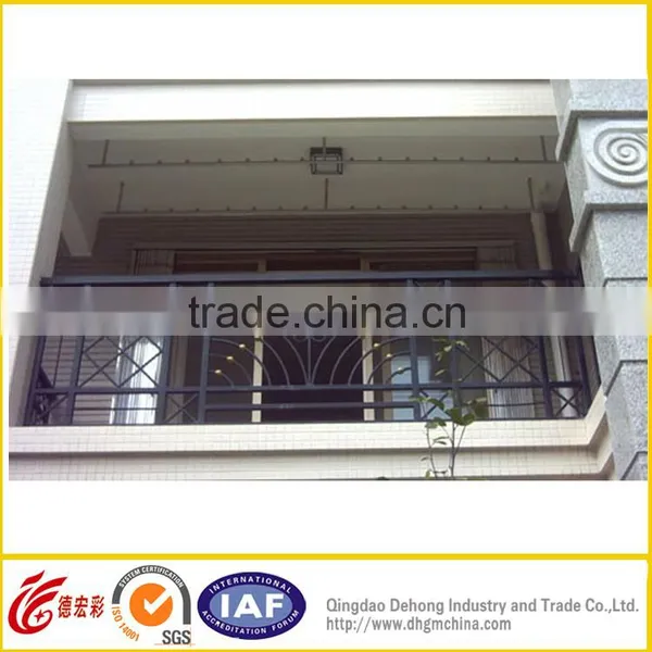 Factory Price Customized Power Coated Security Wrought Iron Balcony Railing photo-2